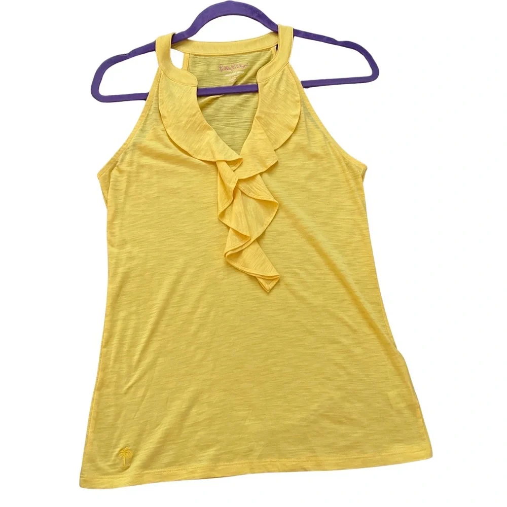 LILLY PULITZER yellow tank top, Size: S - Picture 1 of 5